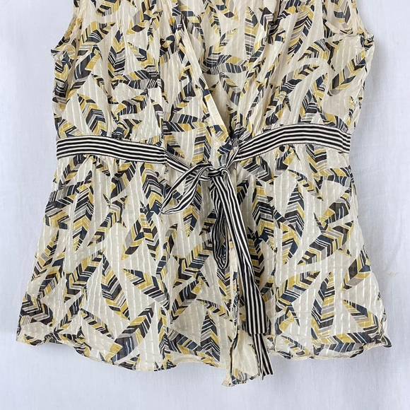 BCBGMAXAZRIA Printed Silk Blouse - Picture 4 of 7